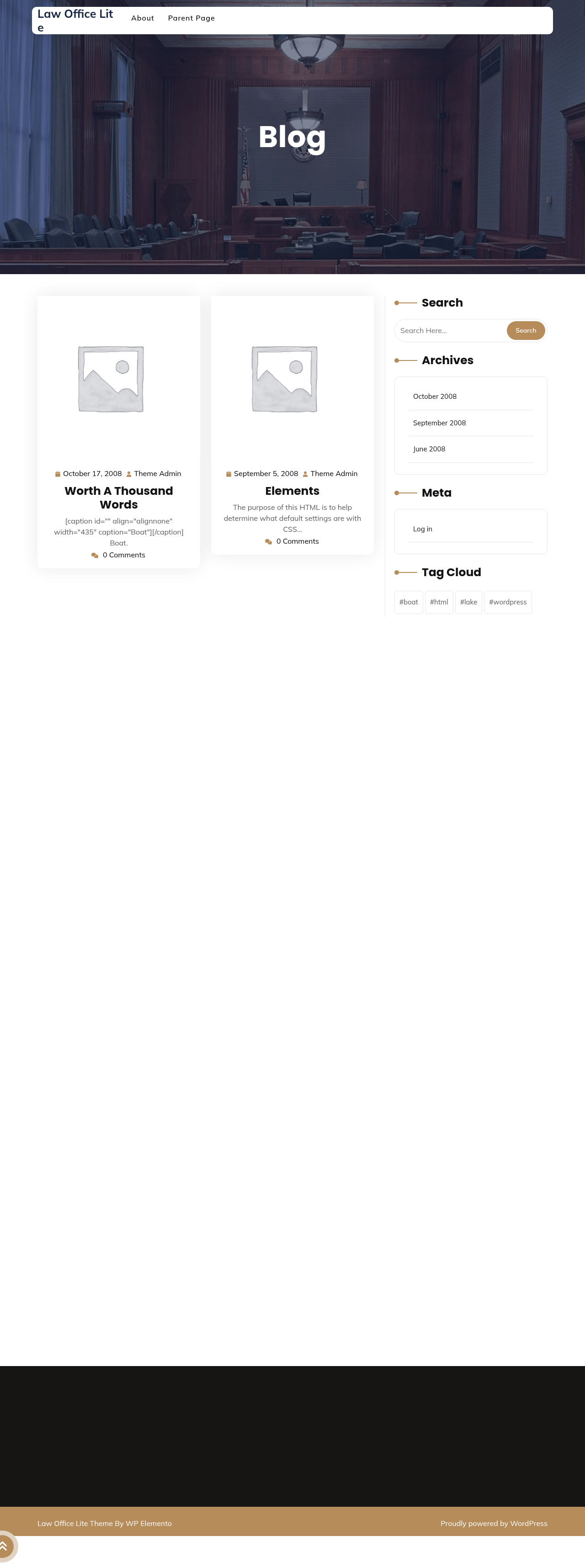 Десктоп (ниже) — Law Office Lite