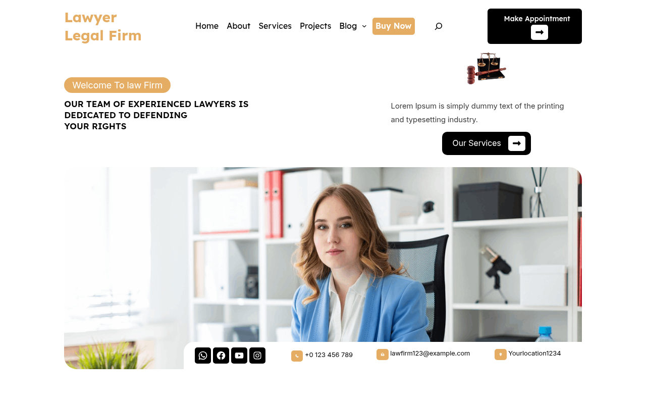 Десктоп — Lawyer Legal Firm