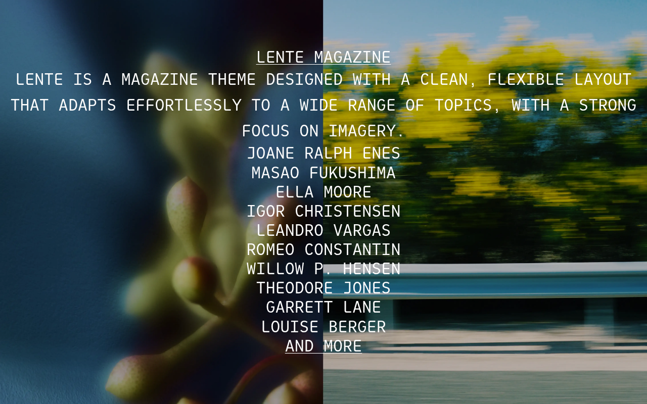 Десктоп — Lente