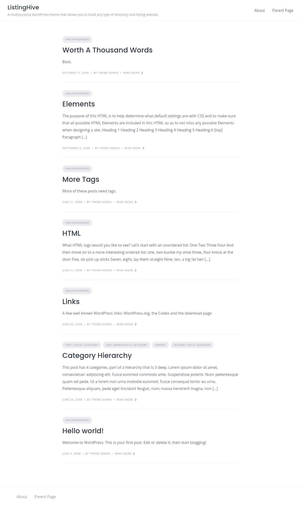 Десктоп (ниже) — ListingHive