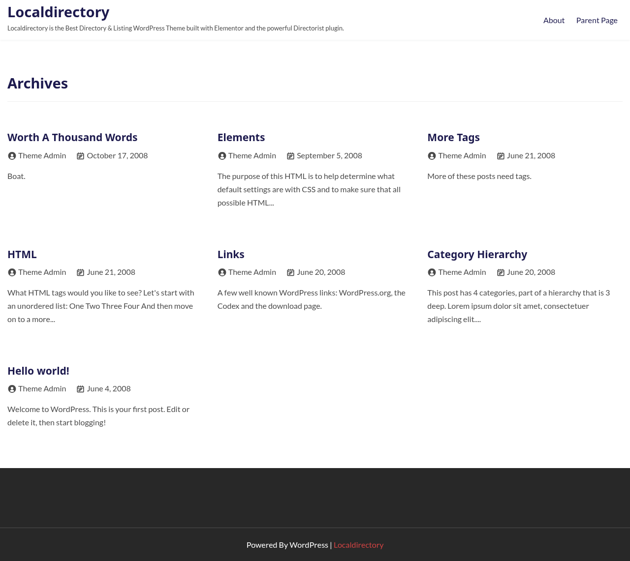 Десктоп (ниже) — Localdirectory