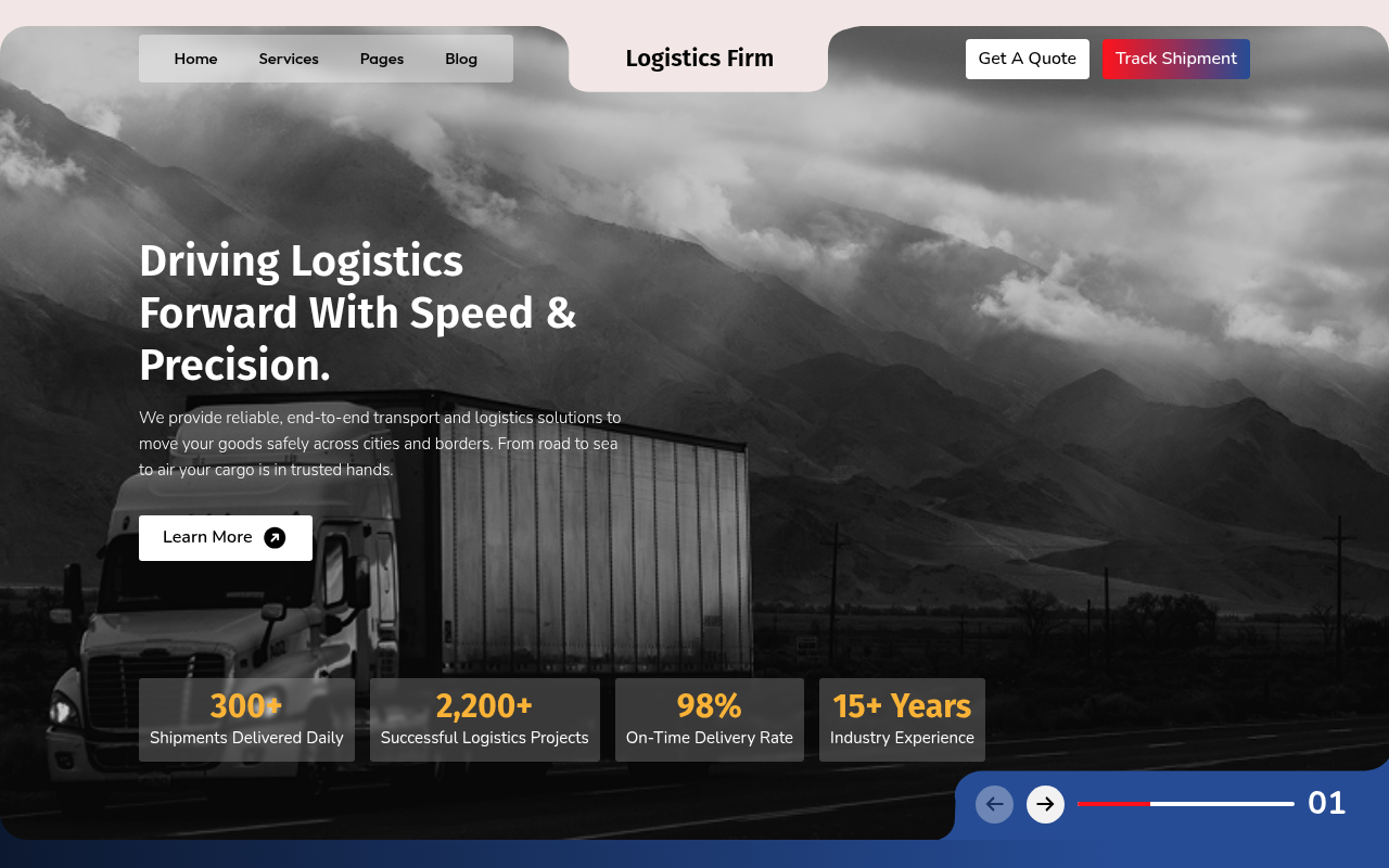 Десктоп — Logistics Firm