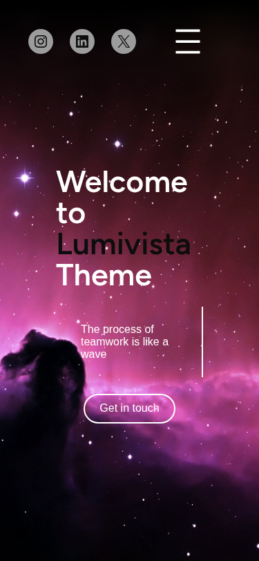 Мобильный вид — Lumivista
