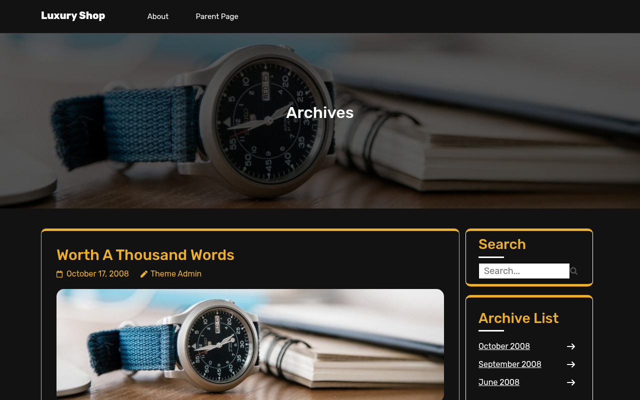 Десктоп — Luxury Shop
