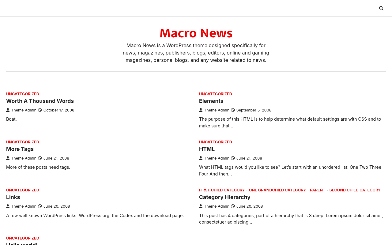 Десктоп — Macro News