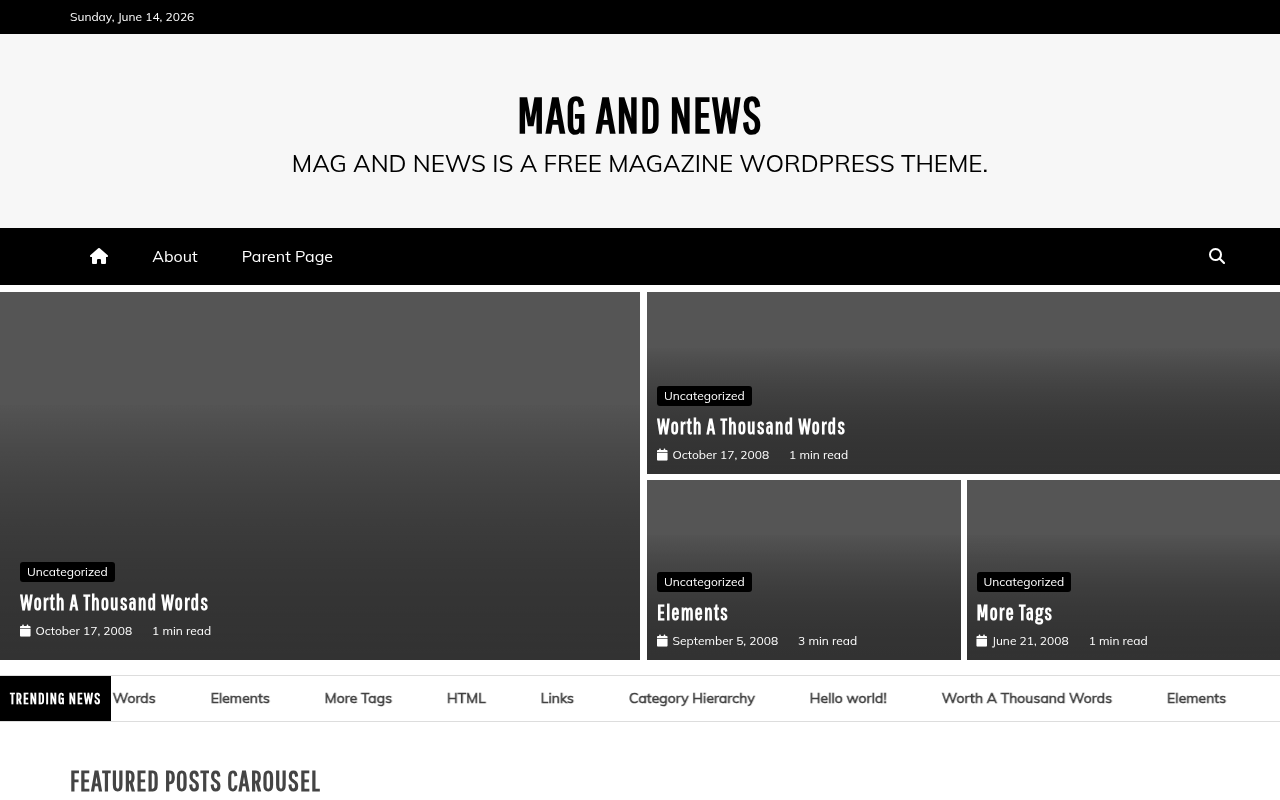 Десктоп — Mag and News