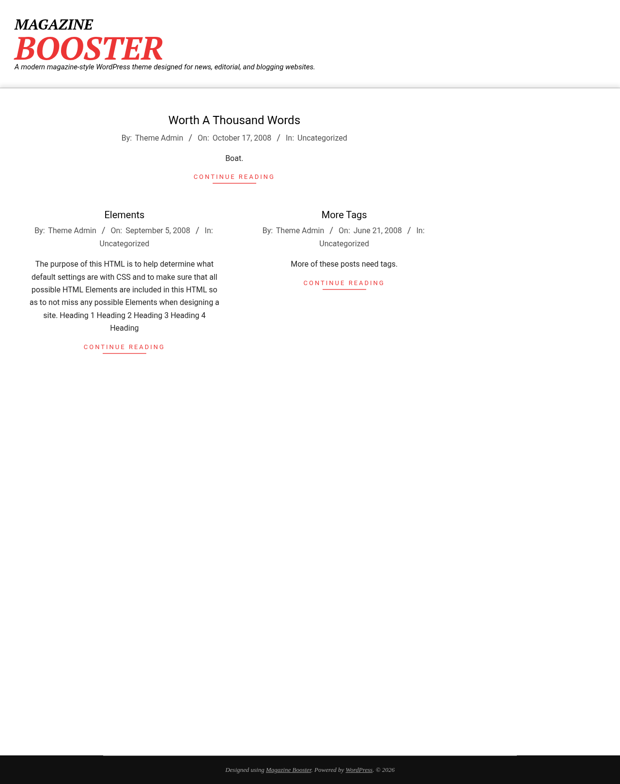 Десктоп (ниже) — Magazine Booster