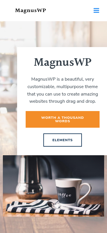 Мобильный вид — MagnusWP
