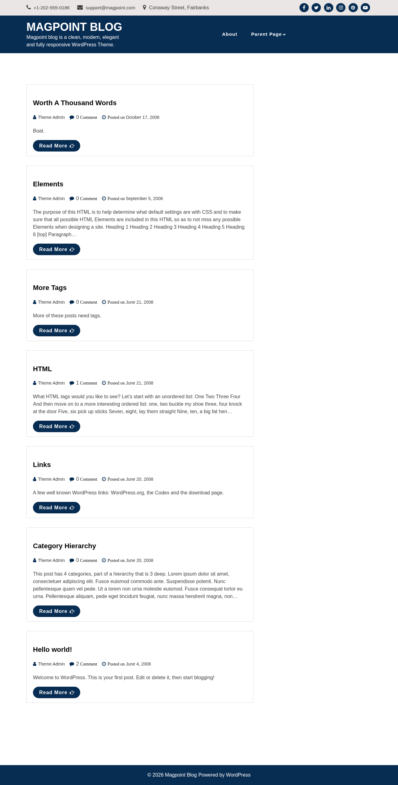 Десктоп (ниже) — Magpoint Blog