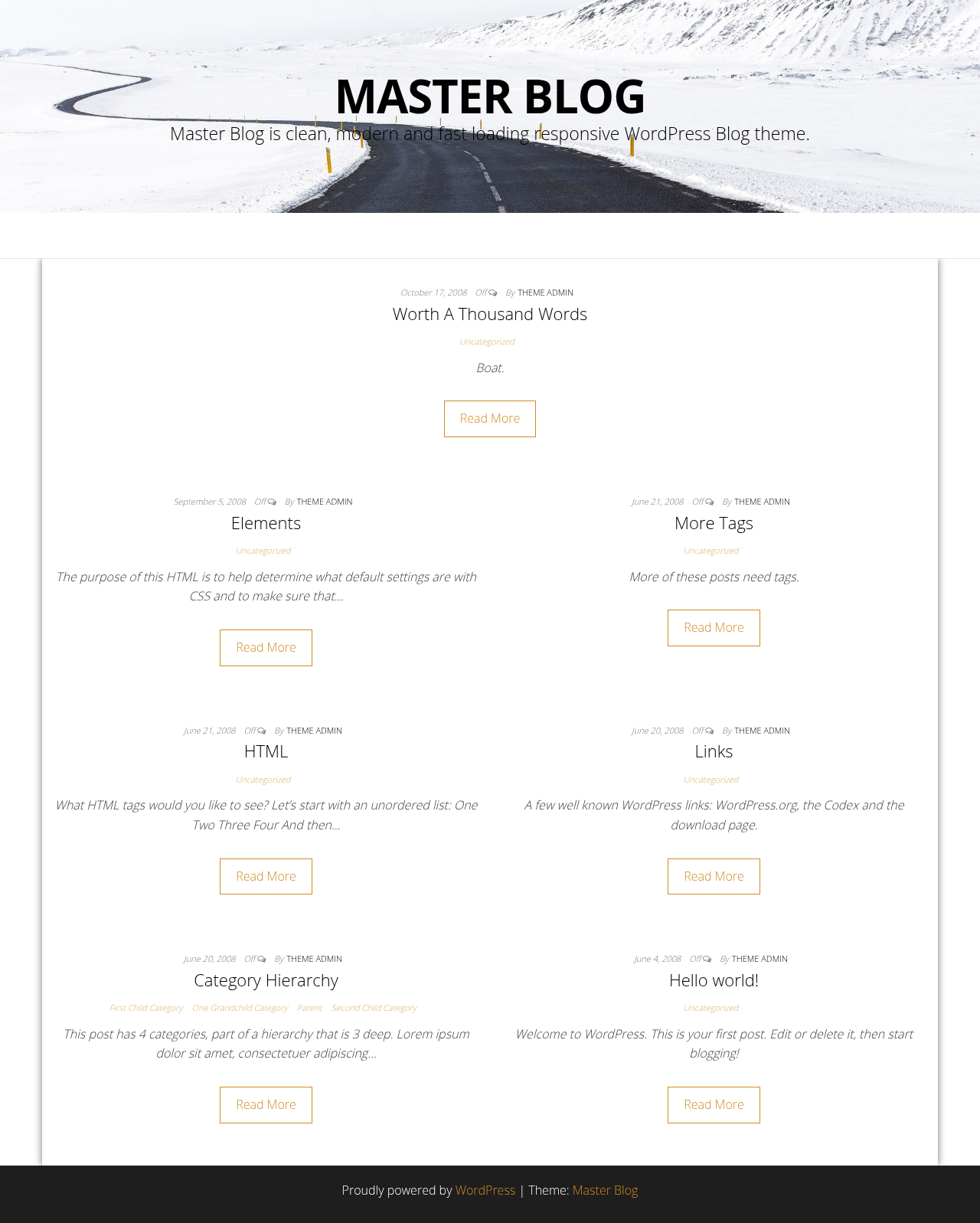 Десктоп (ниже) — Master Blog