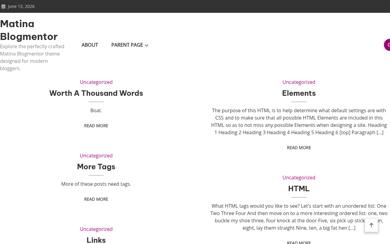 Десктоп — Matina Blogmentor