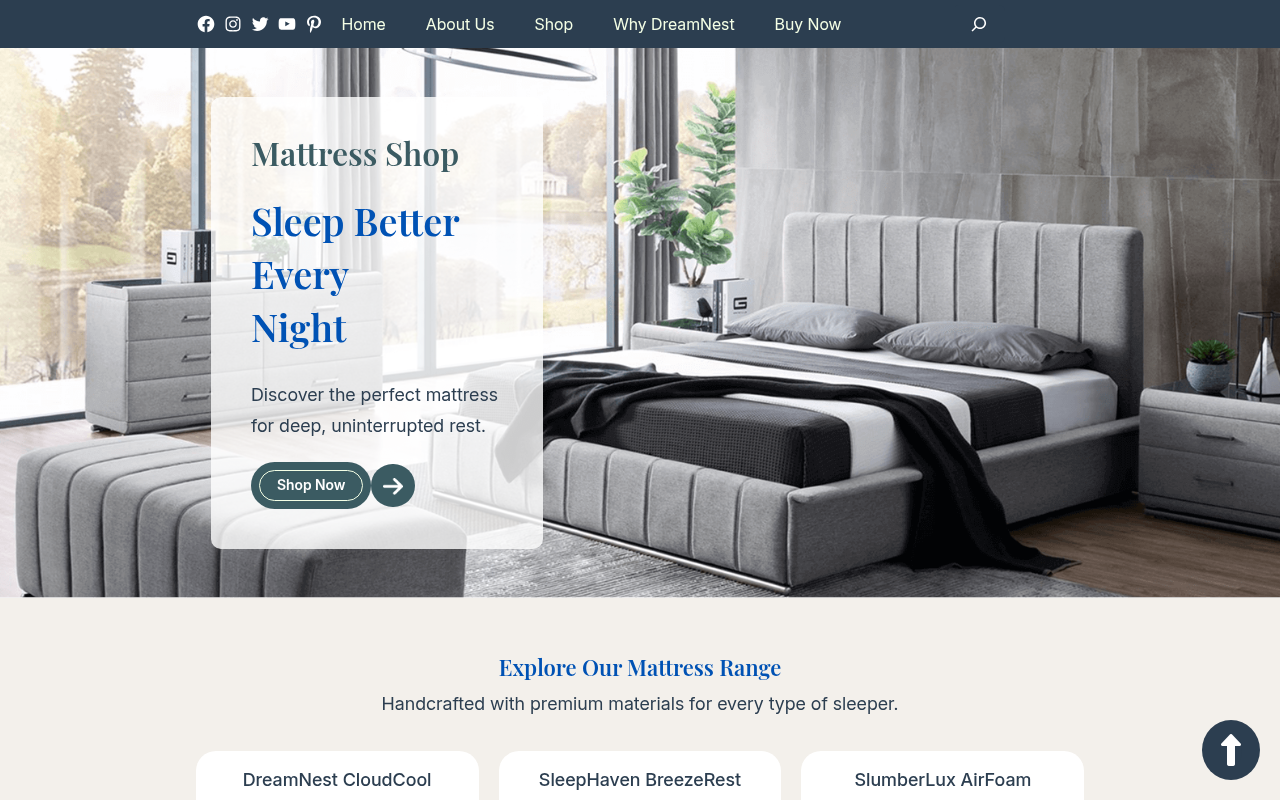 Десктоп — Mattress Shop