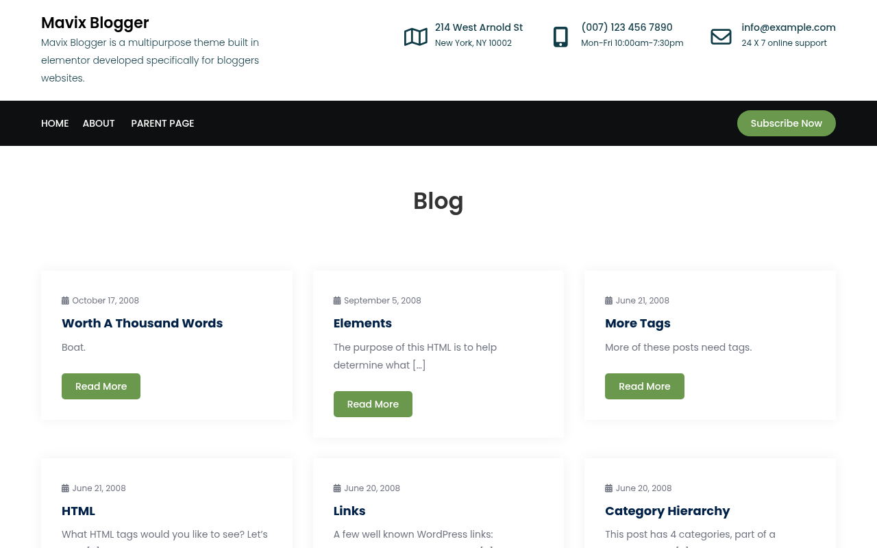 Десктоп — Mavix Blogger