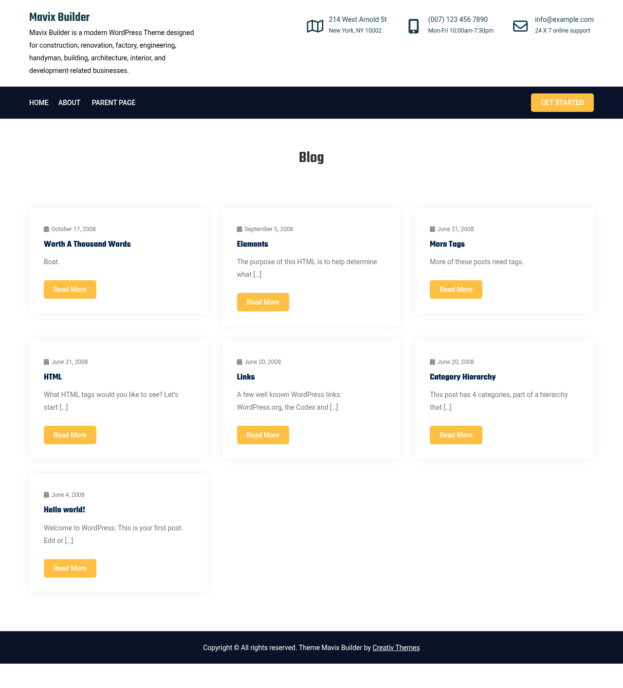 Десктоп (ниже) — Mavix Builder