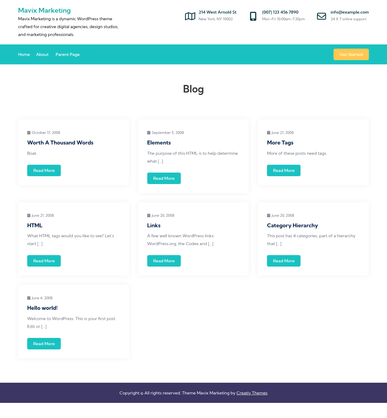 Десктоп (ниже) — Mavix Marketing