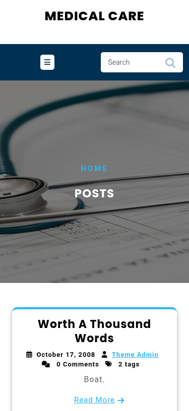 Мобильный вид — Medical Care