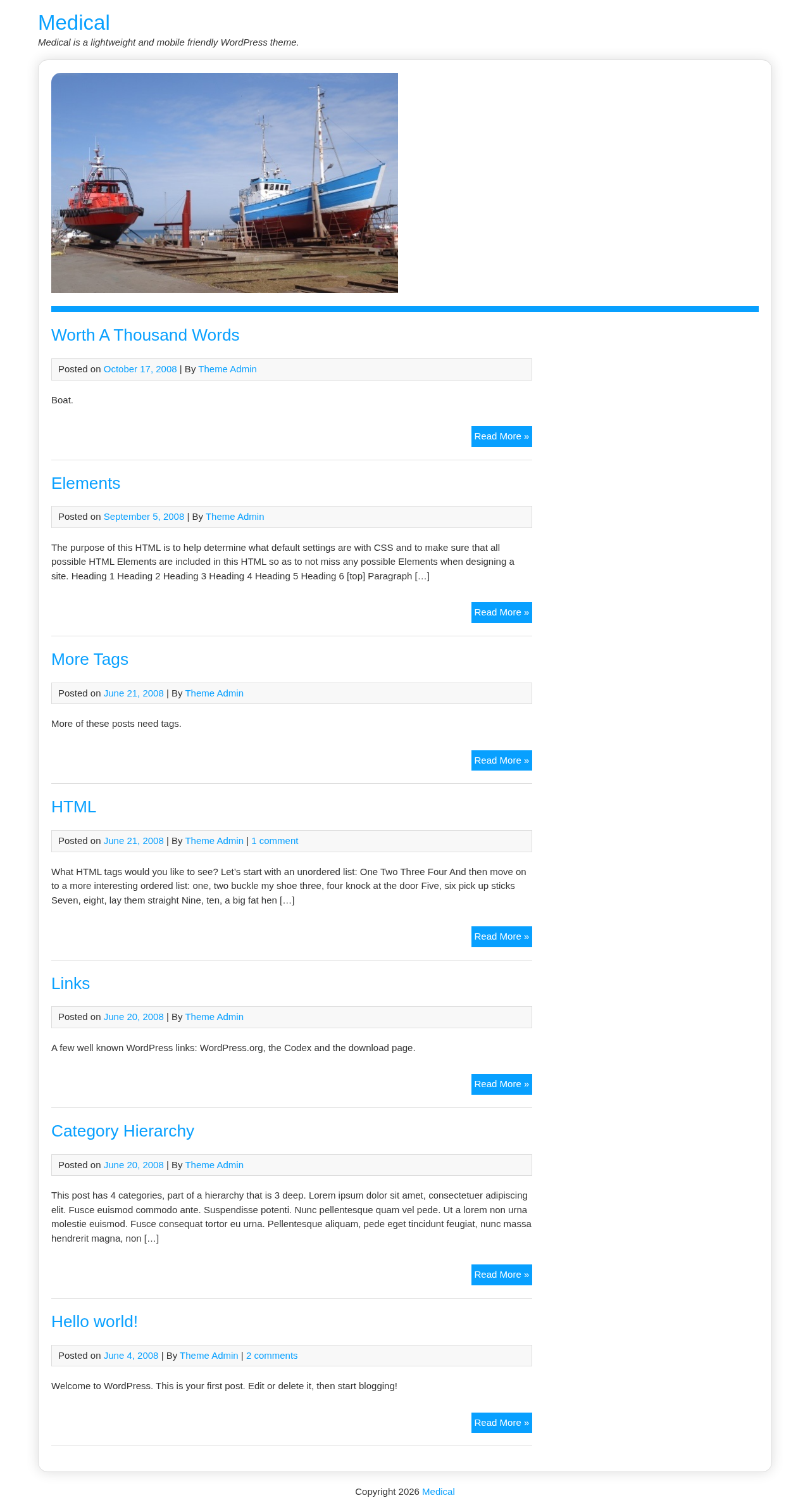 Десктоп (ниже) — Medical