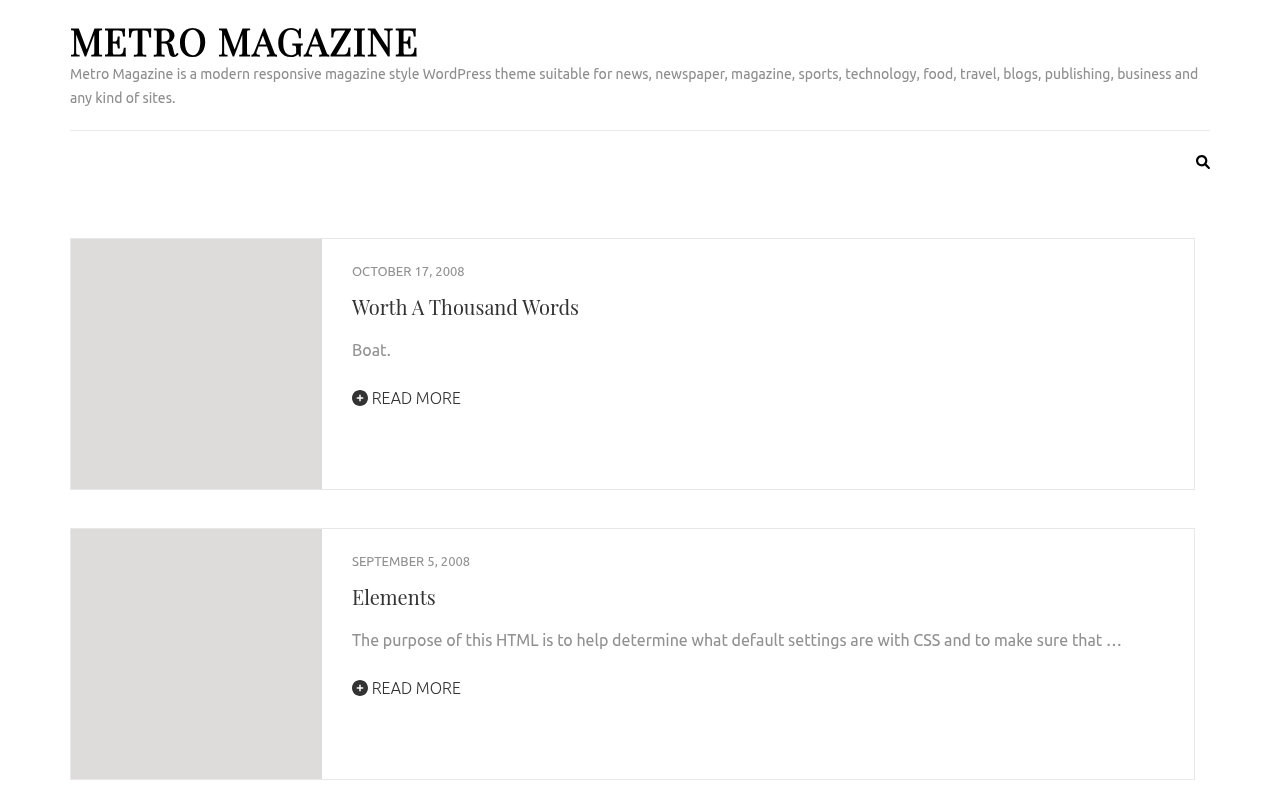 Десктоп — Metro Magazine
