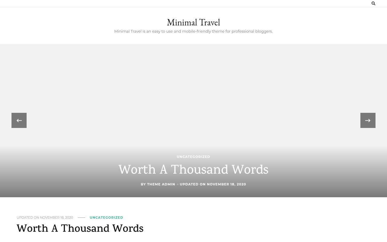 Десктоп — Minimal Travel