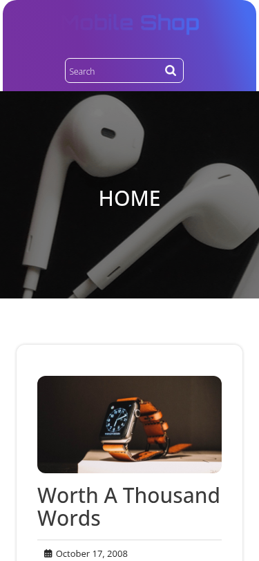 Мобильный вид — Mobile Accessories Shop