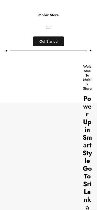 Мобильный вид — Mobix Store