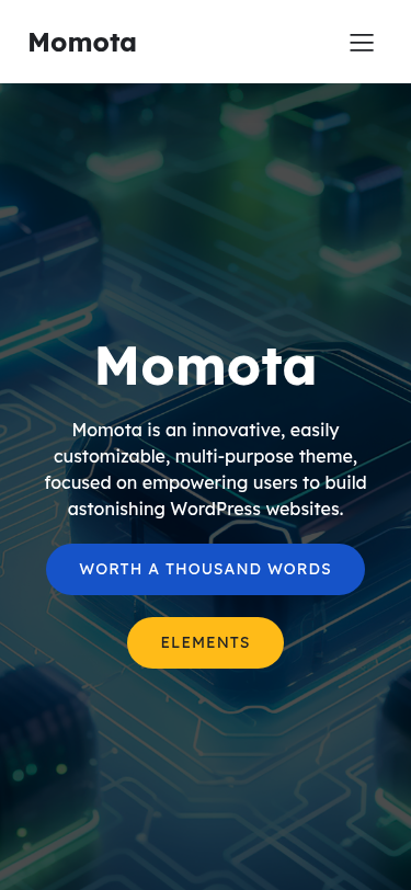 Мобильный вид — Momota