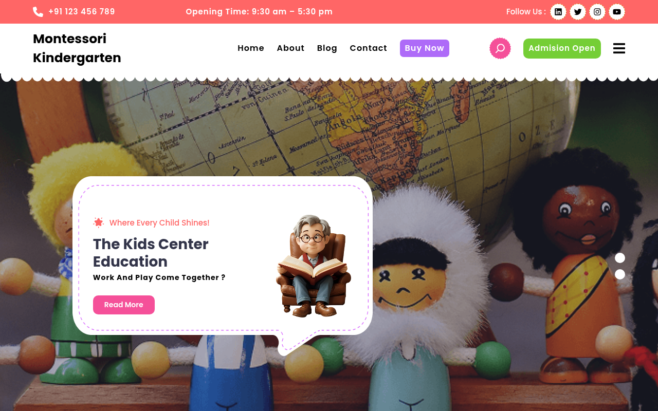 Десктоп — Montessori Kindergarten