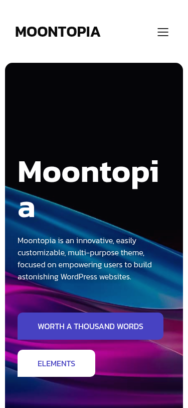 Мобильный вид — Moontopia