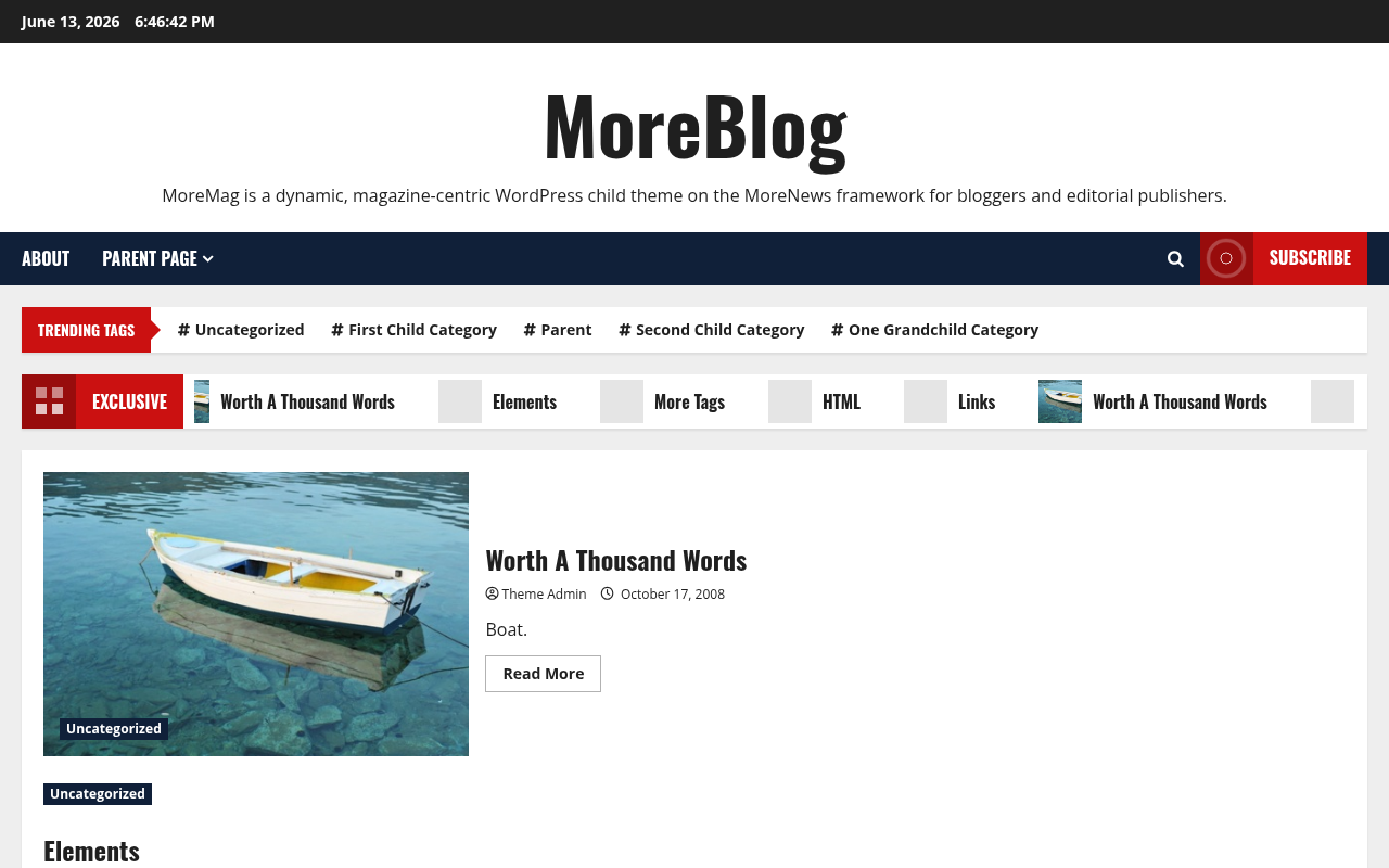 Десктоп — MoreBlog