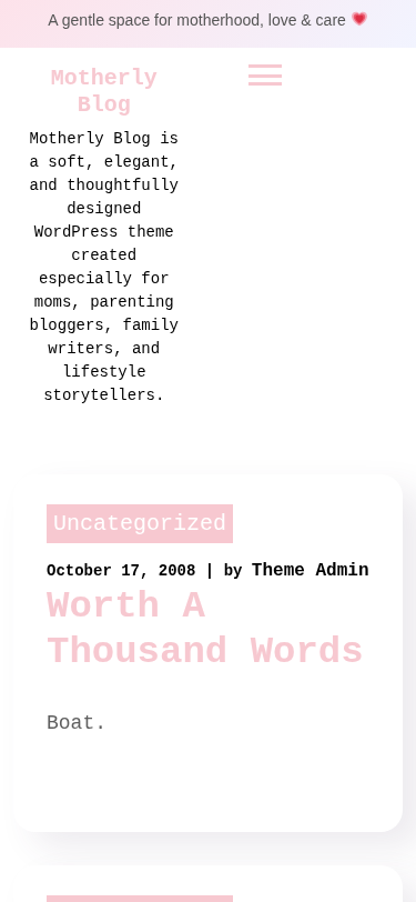 Мобильный вид — Motherly Blog