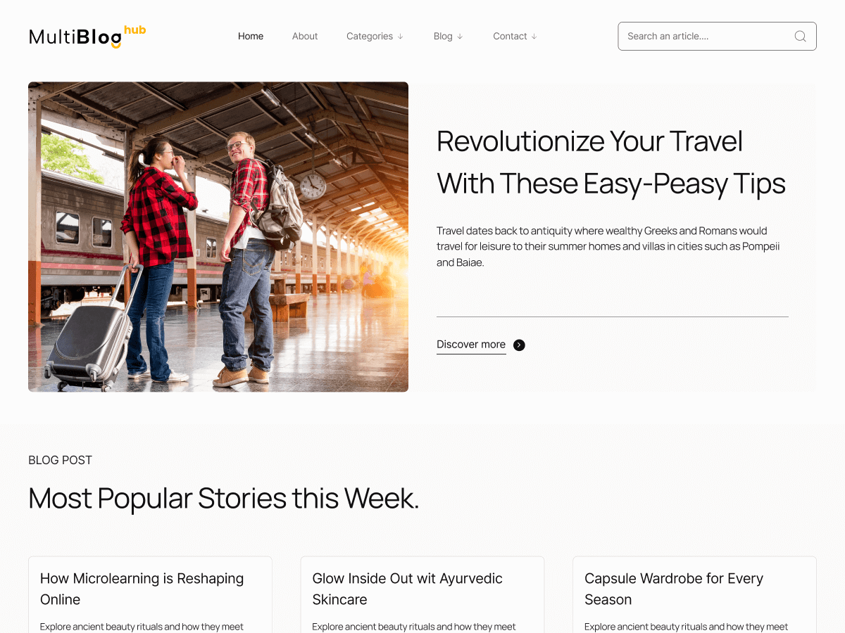 Multi Blog Hub