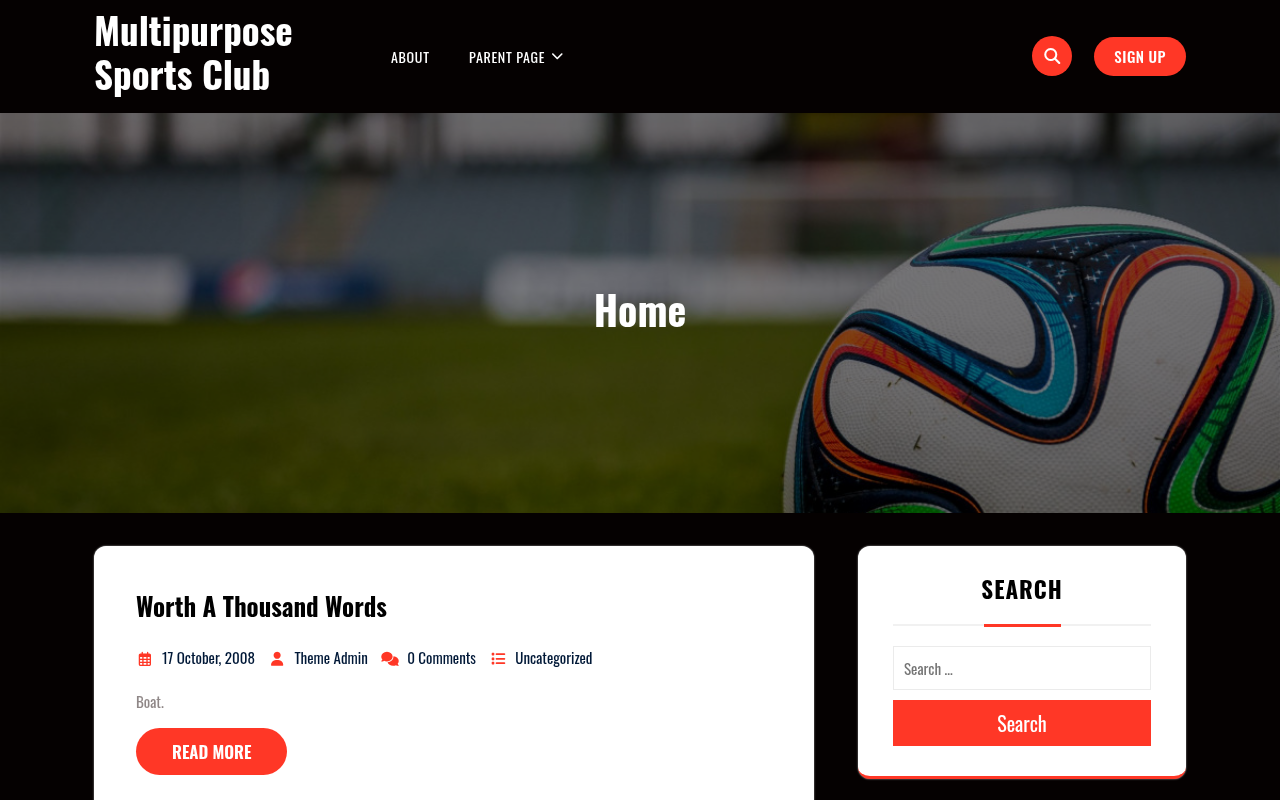 Десктоп — Multipurpose Sports Club