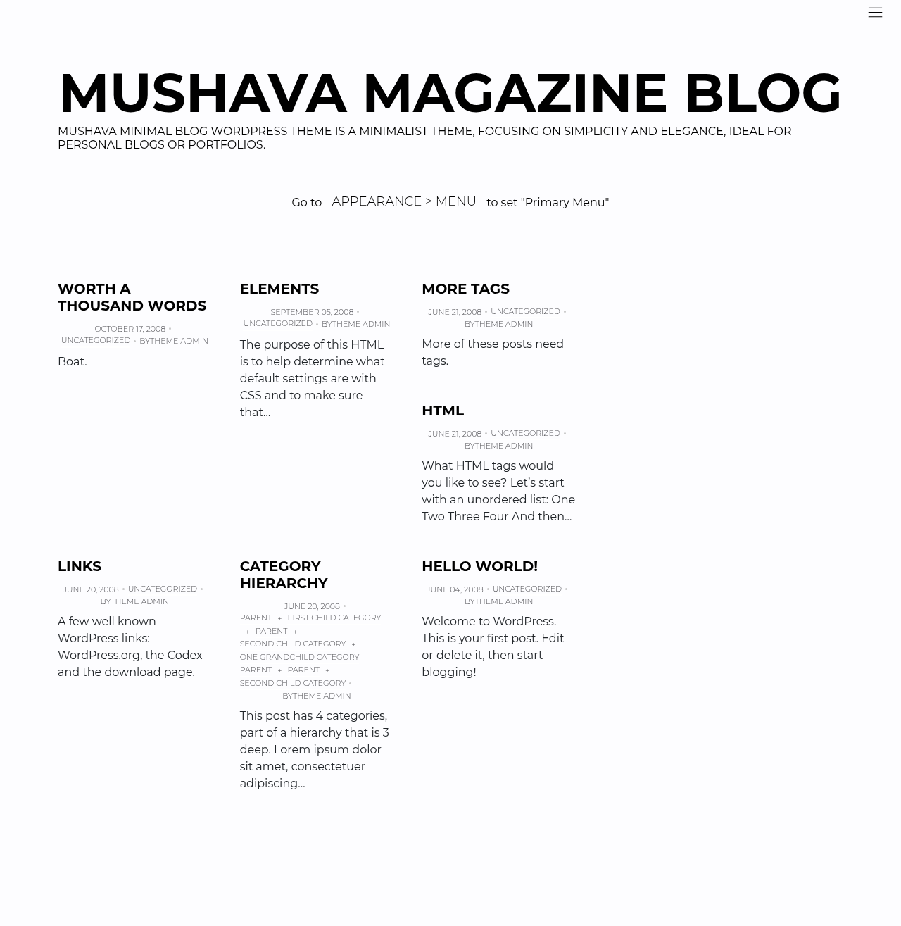 Десктоп (ниже) — Mushava Magazine Blog