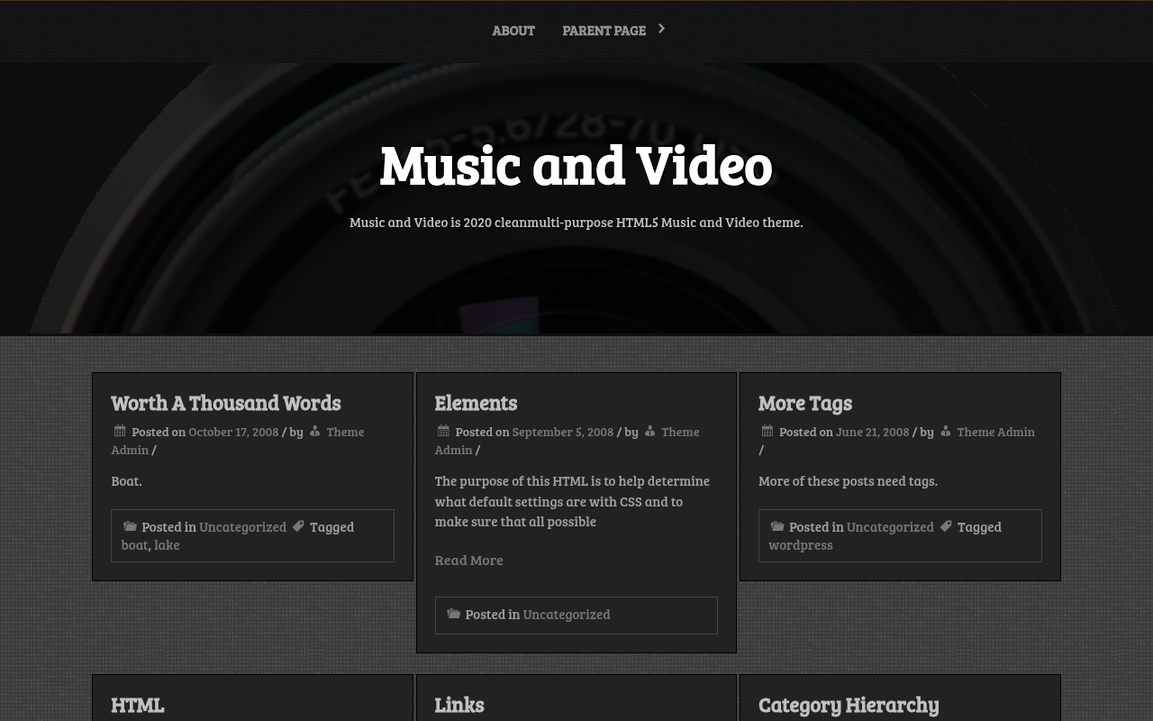 Десктоп — Music and Video