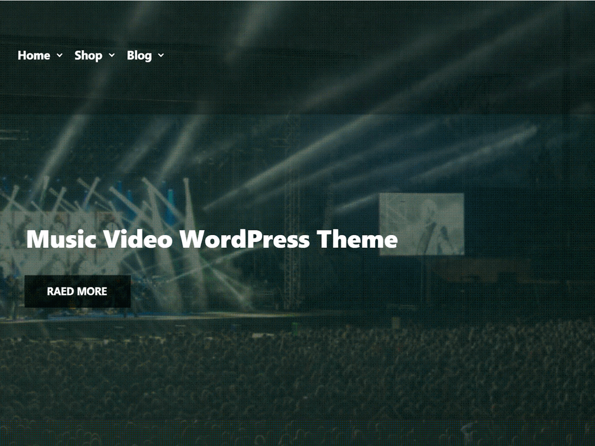 WordPress тема Music Press Video
