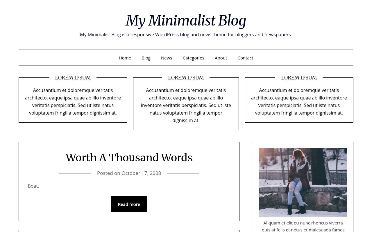 Десктоп — My Minimalist Blog