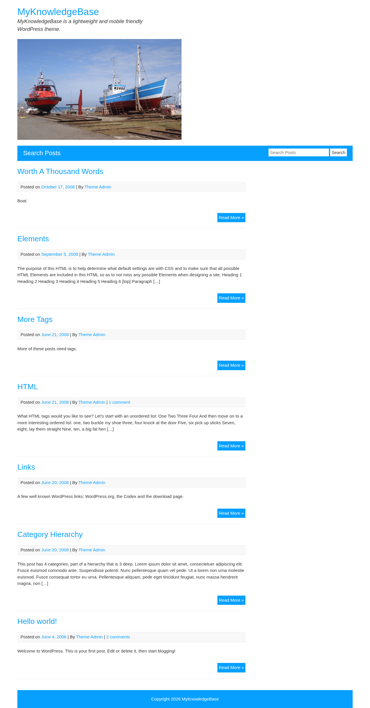 Десктоп (ниже) — MyKnowledgeBase
