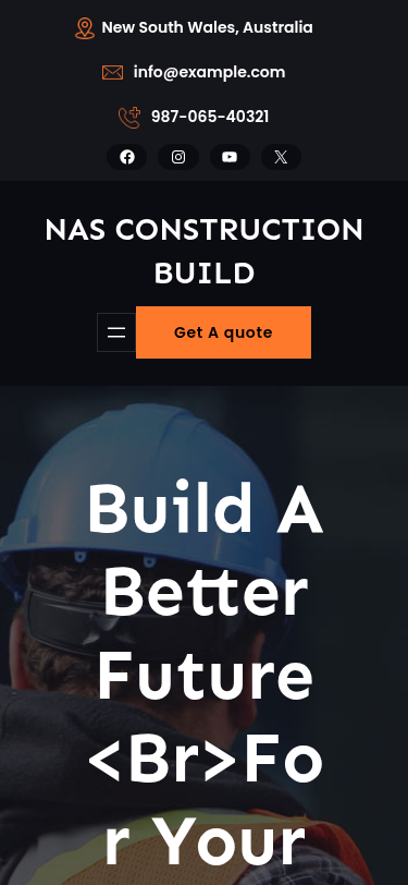 Мобильный вид — NAS Construction Build