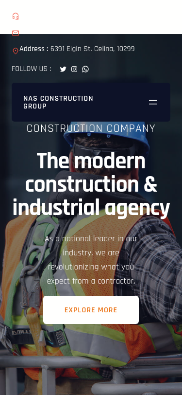 Мобильный вид — Nas Construction Group