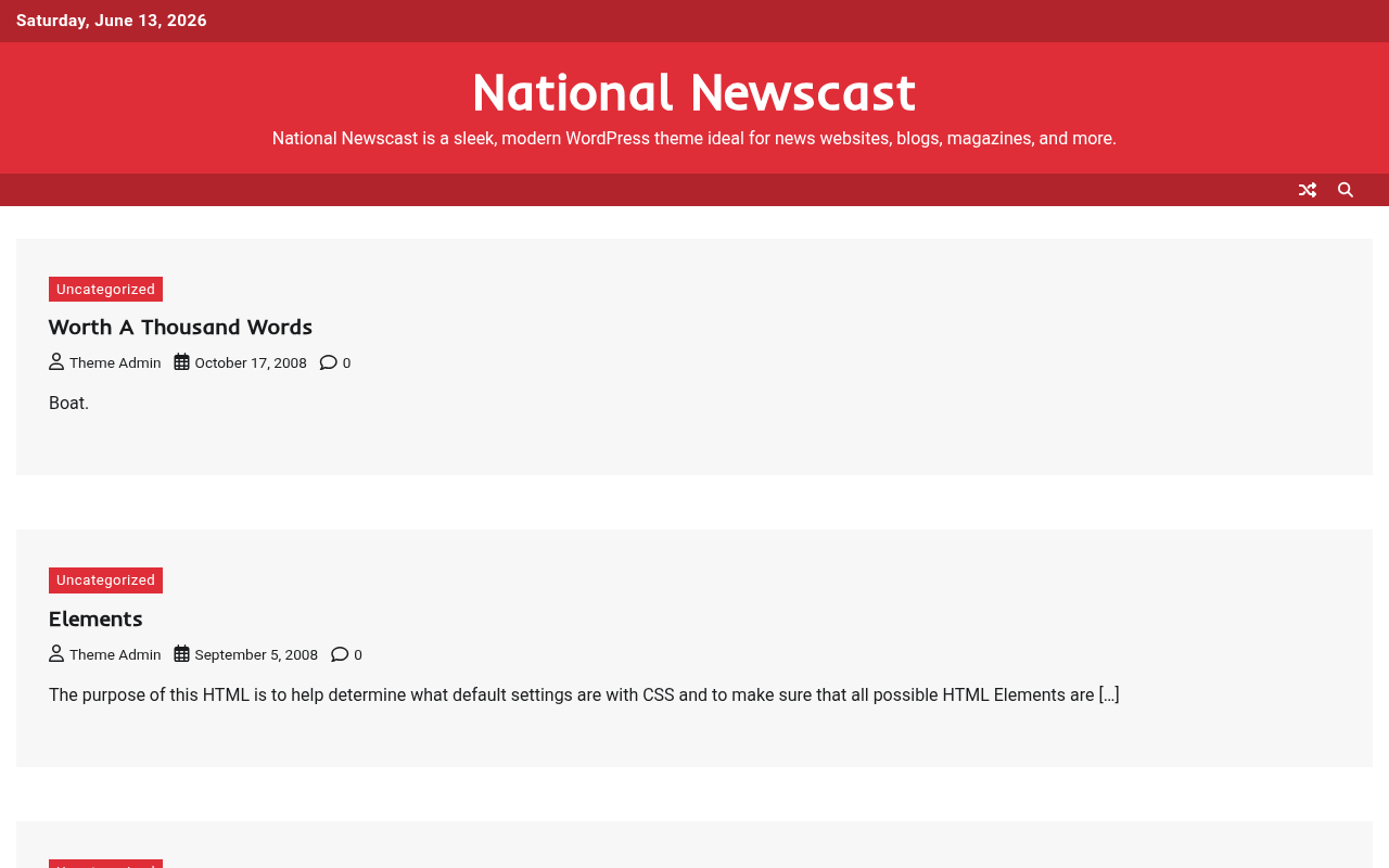 Десктоп — National Newscast