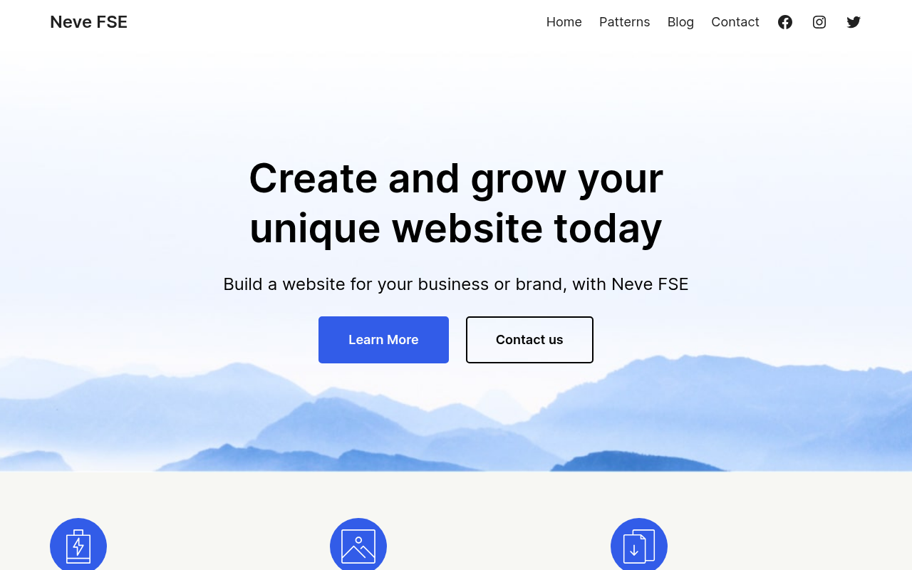 Десктоп — Neve FSE