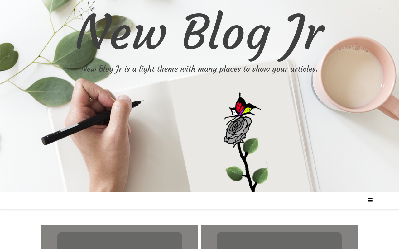 Десктоп — New Blog Jr