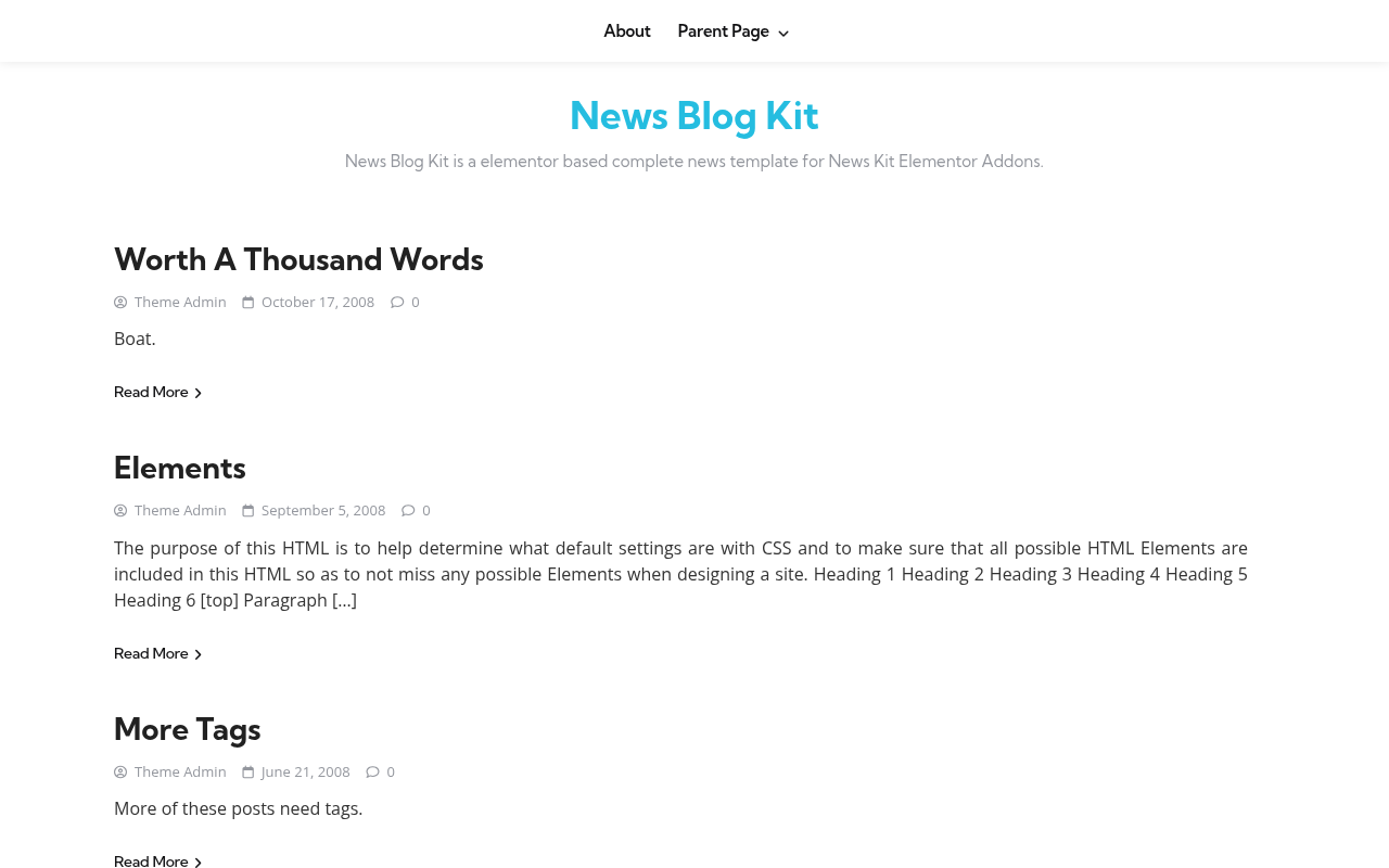 Десктоп — News Blog Kit