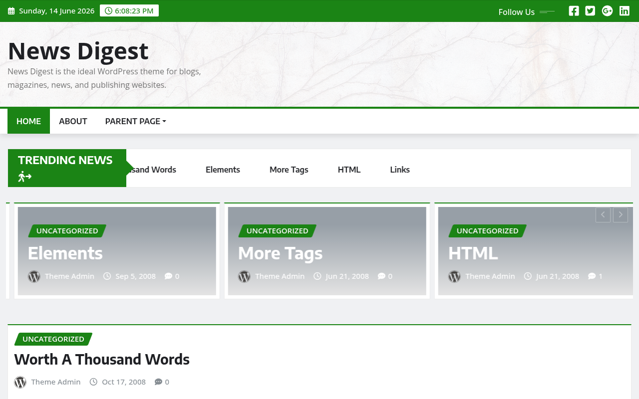 Десктоп — News Digest