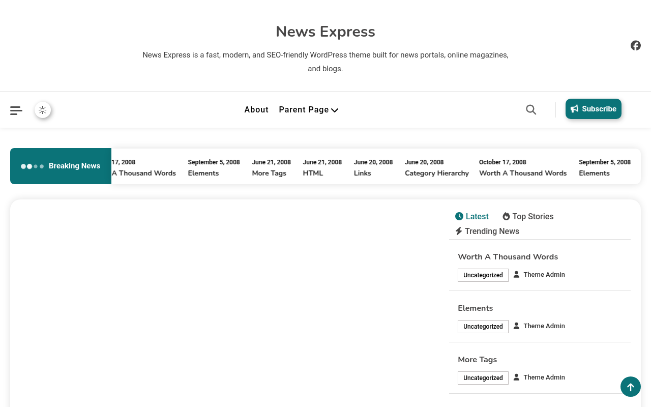 Десктоп — News Express