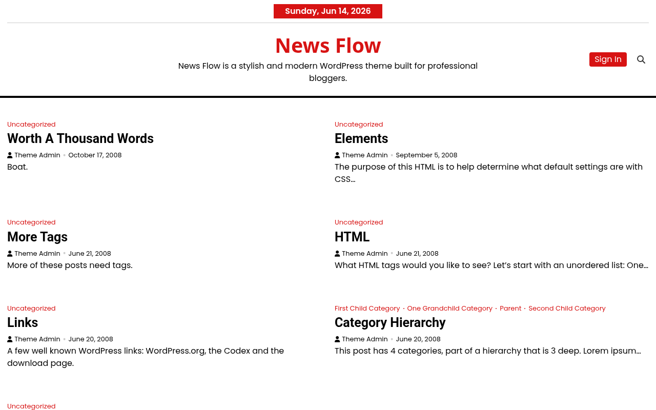 Десктоп — News Flow