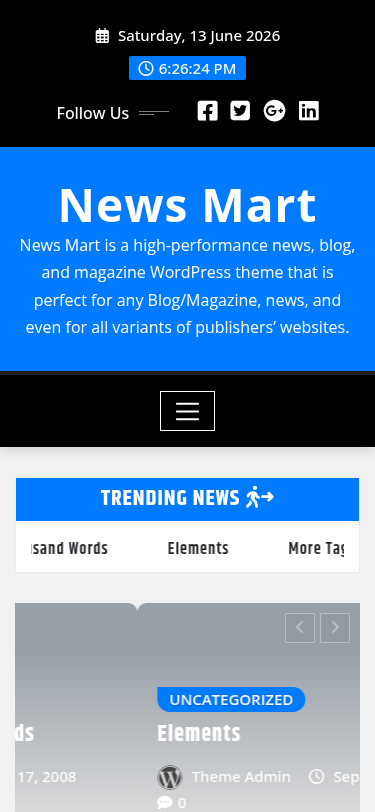 Мобильный вид — News Mart