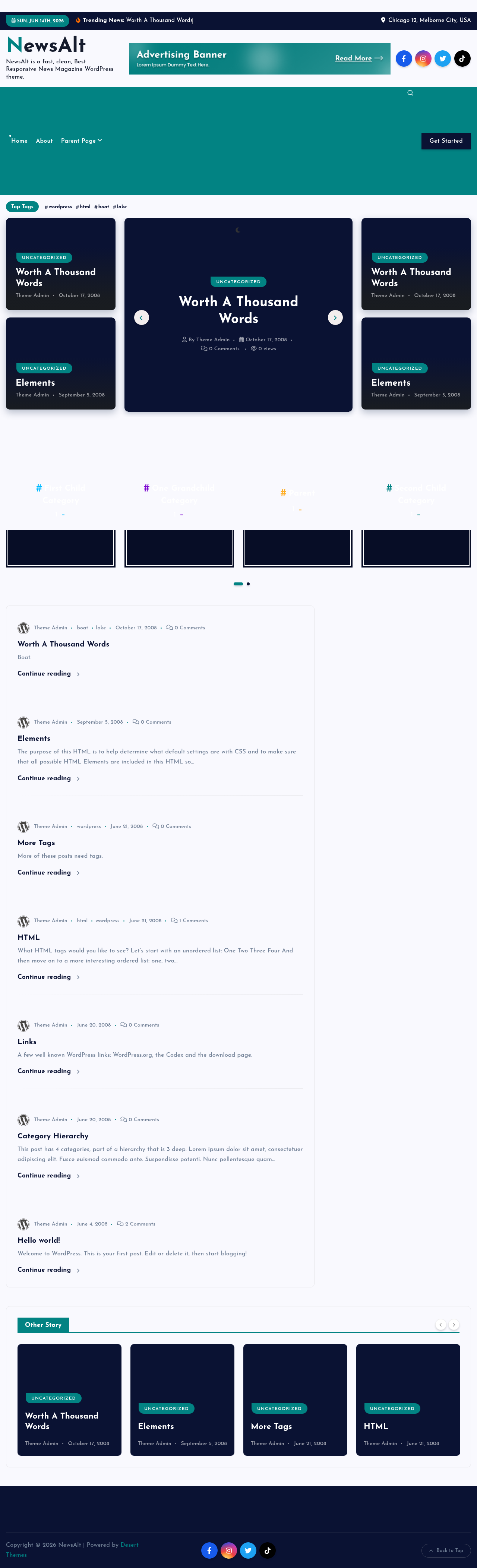 Десктоп (ниже) — NewsAlt