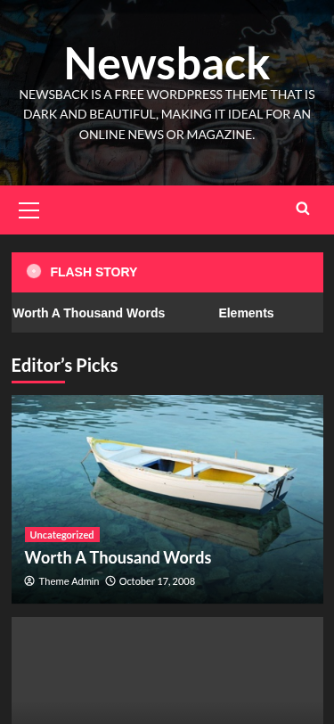 Мобильный вид — Newsback