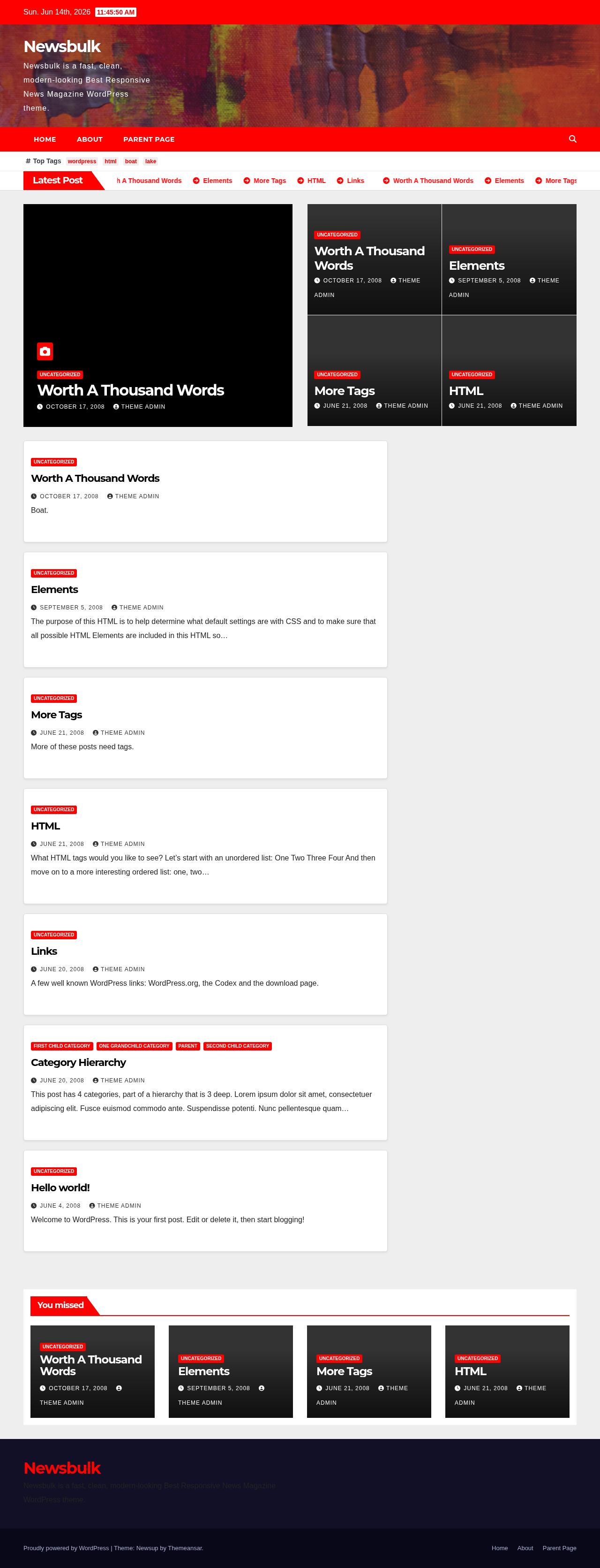 Десктоп (ниже) — Newsbulk